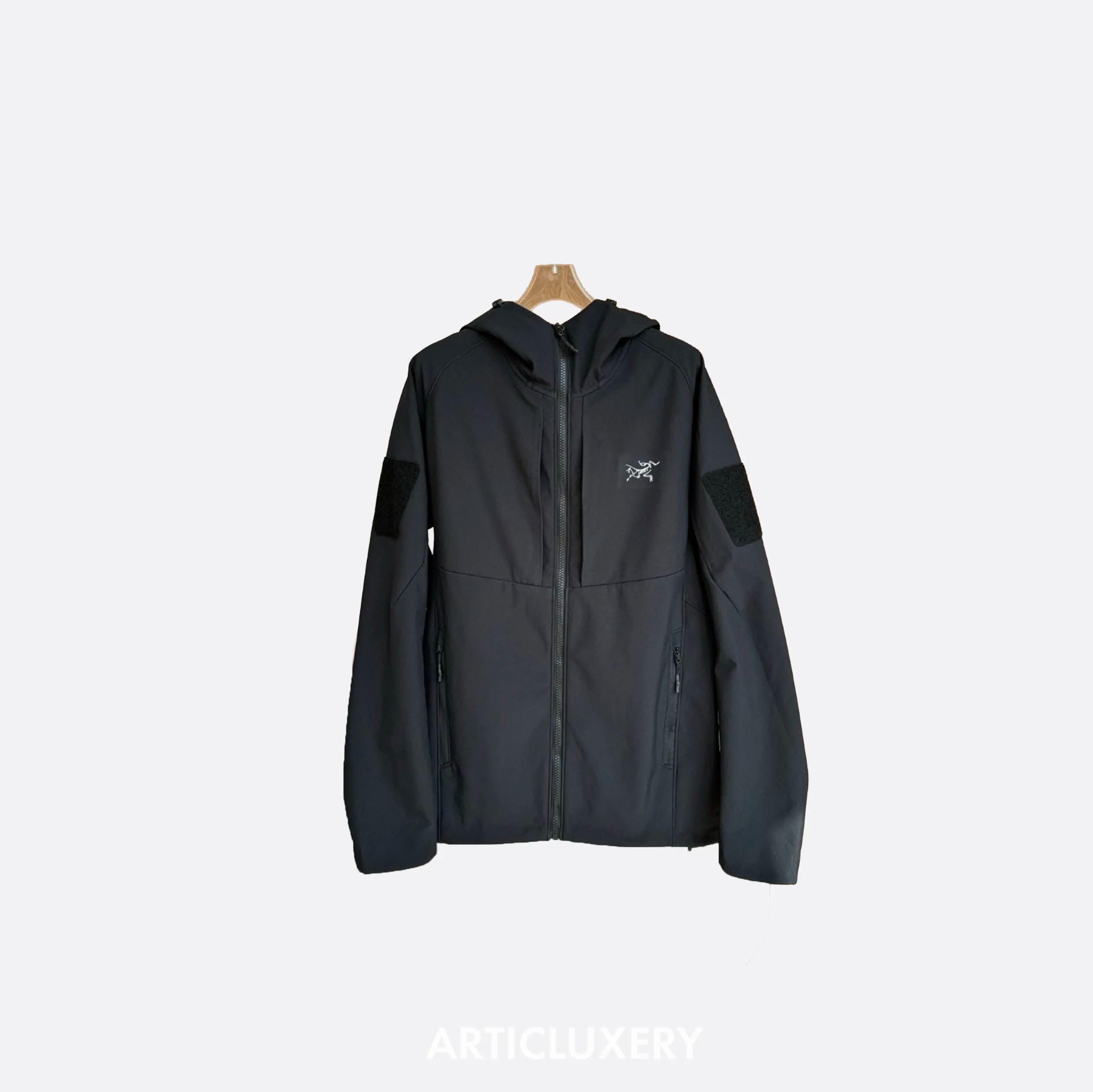 Arc'teryx LEAF Tactical Shell Jacket – Black with Velcro Patches