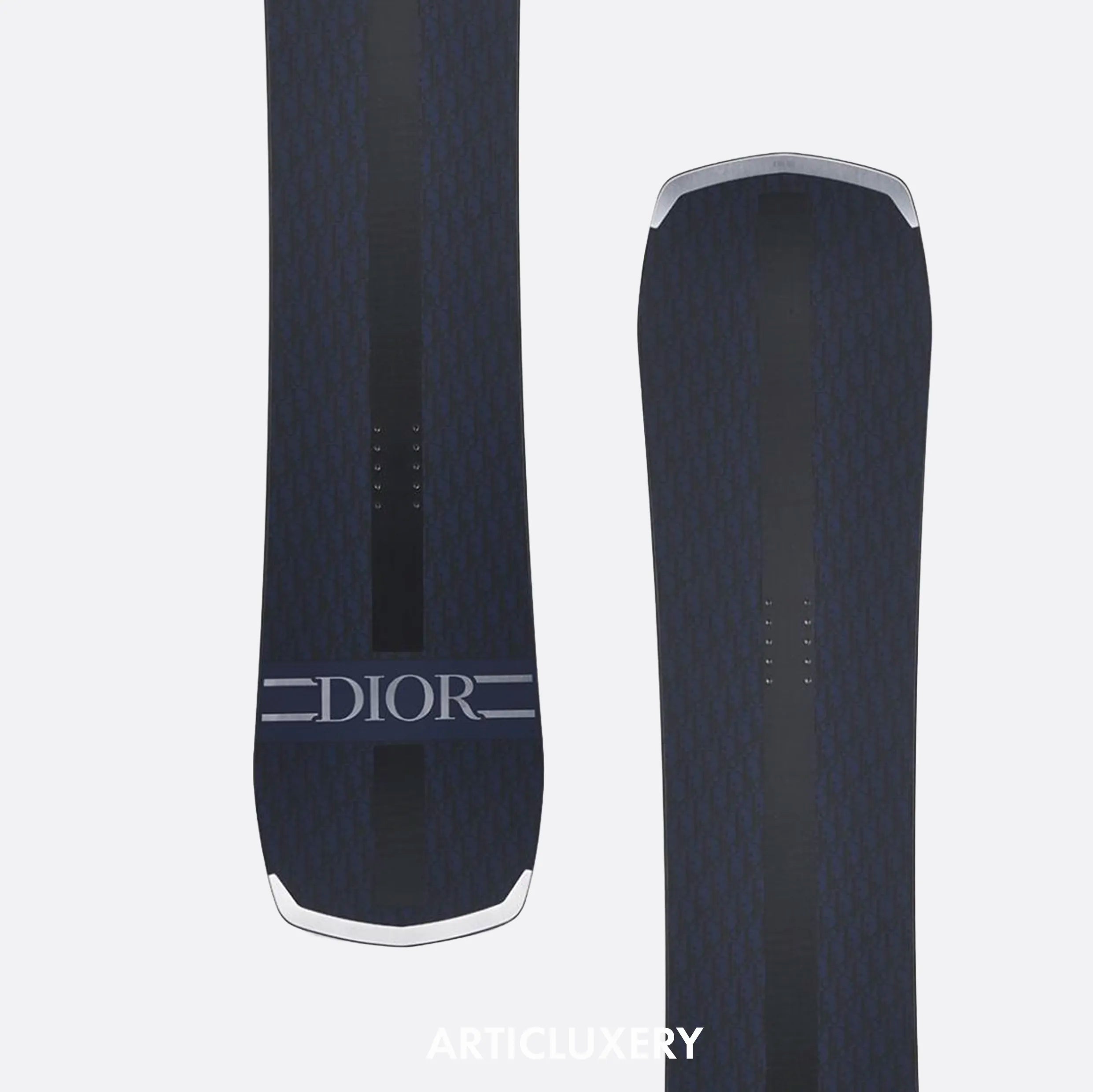Dior Snowboard Navy Blue Dior Oblique Motif Articluxery