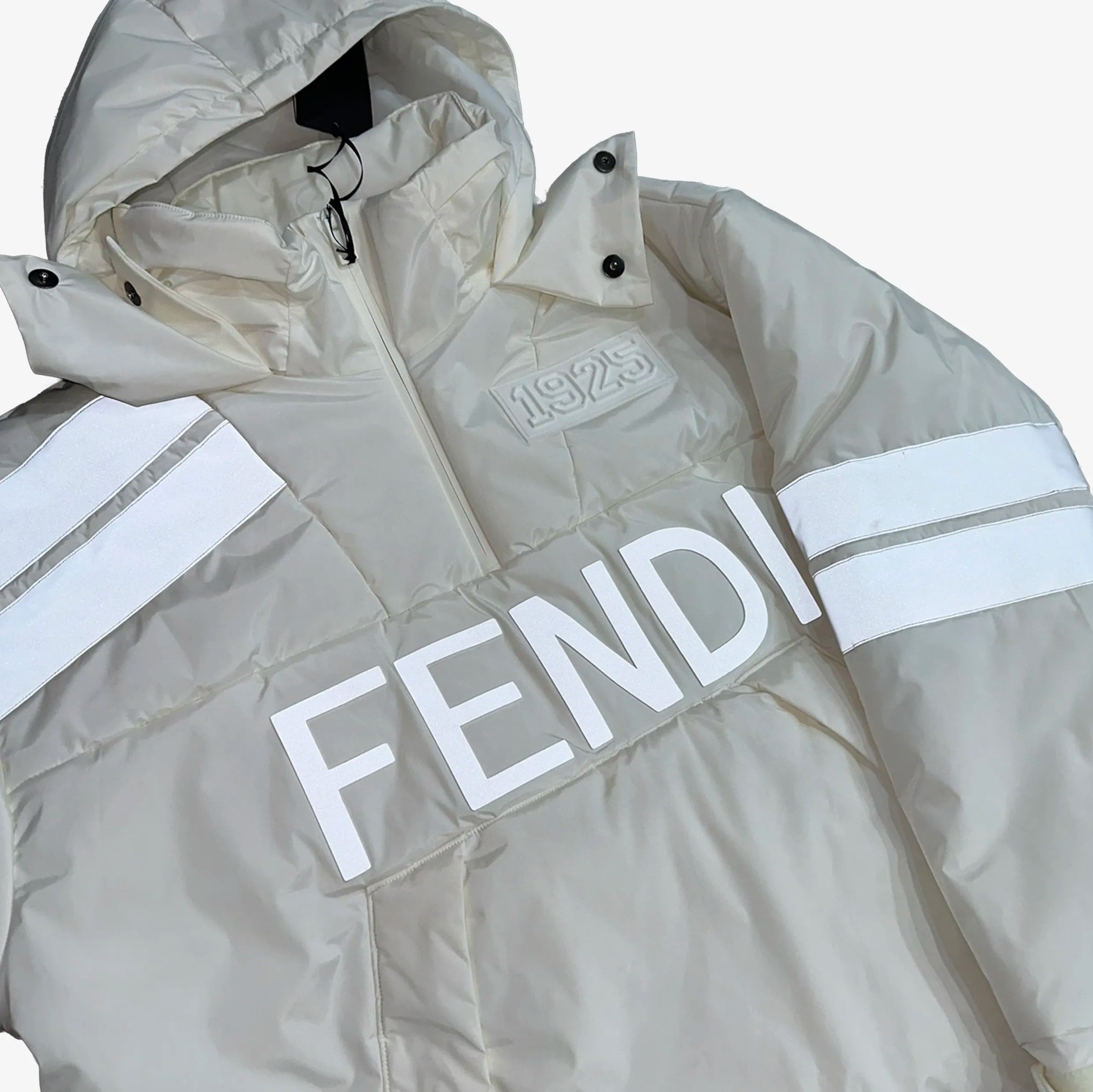 FENDI Roma "1925" Ski Jacket & Pants Set – White