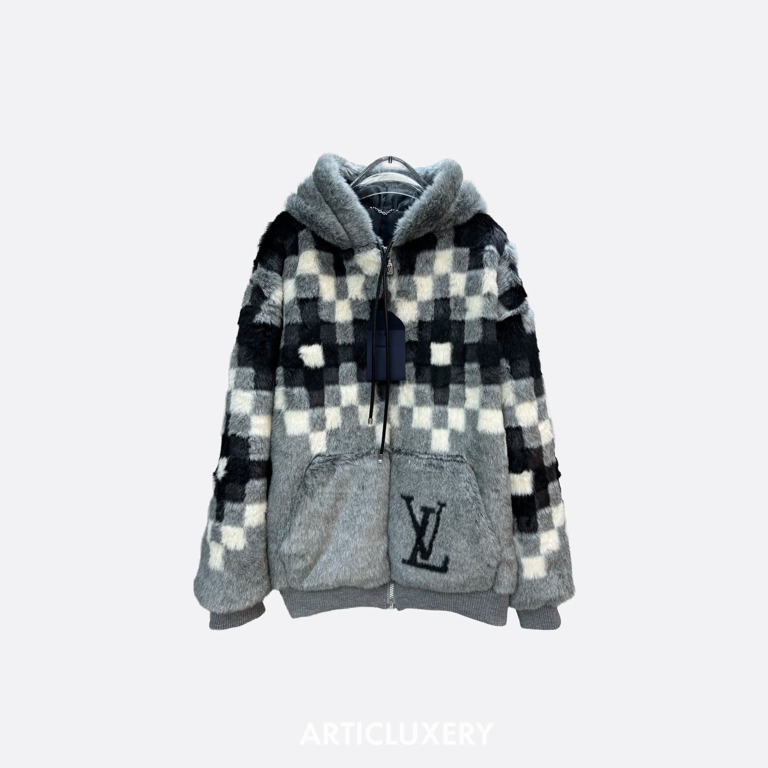 Louis Vuitton Ski Mink Fur Blouson – Grey Monogram