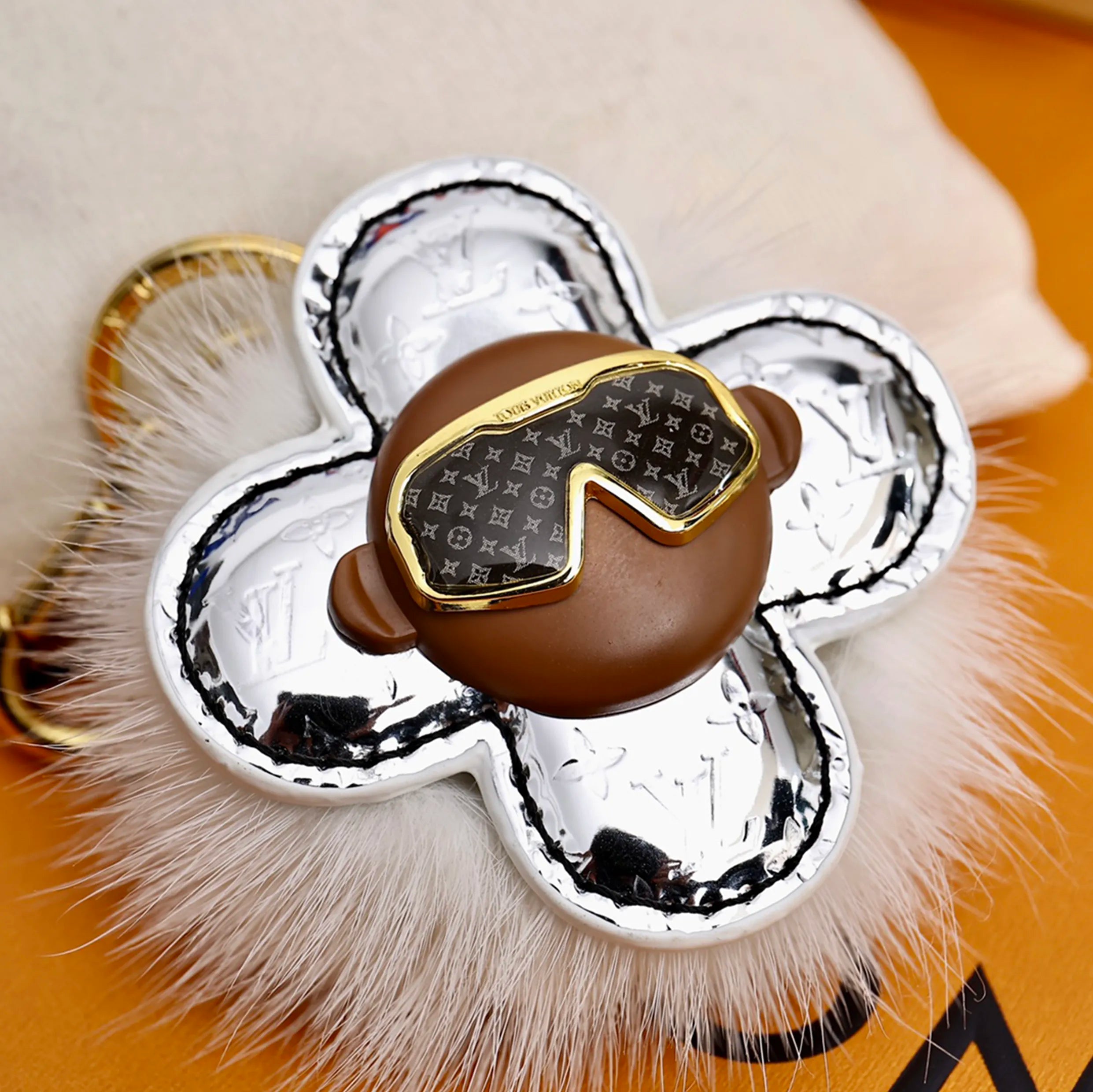 Louis Vuitton Snow Vivienne Bag Charm & Key Holder