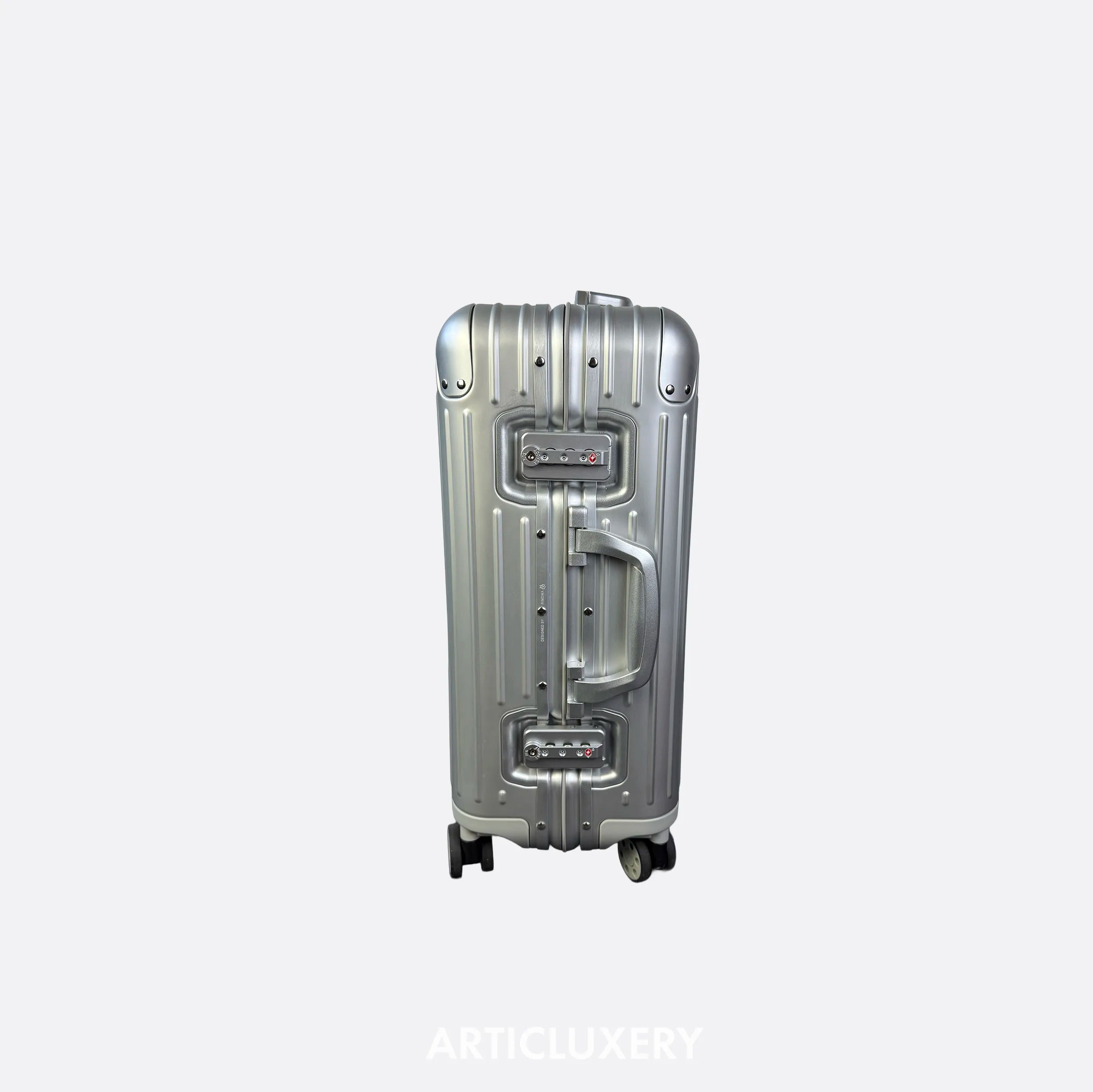 Rimowa Original Cabin Suitcase – Silver Aluminum (21”)
