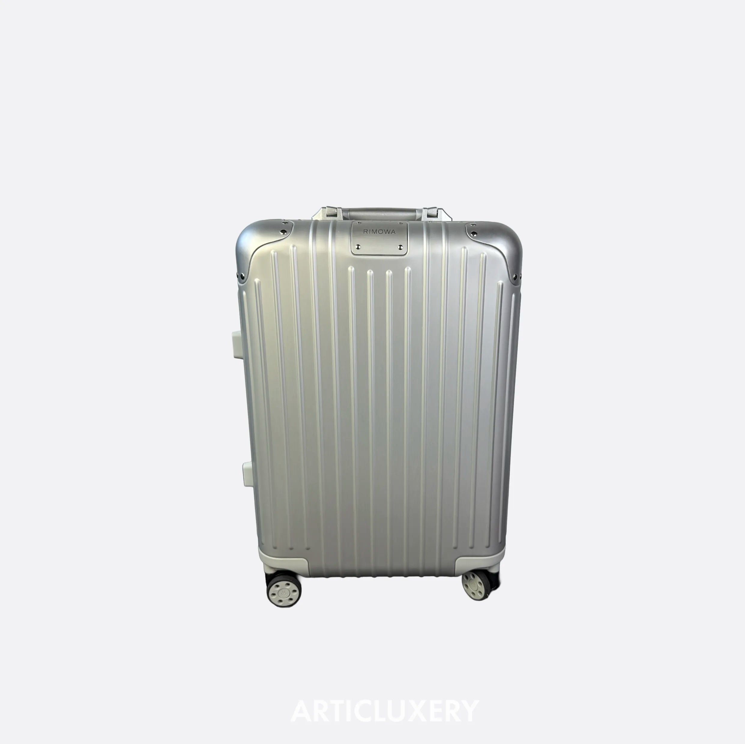 Rimowa Original Cabin Suitcase – Silver Aluminum (21”)