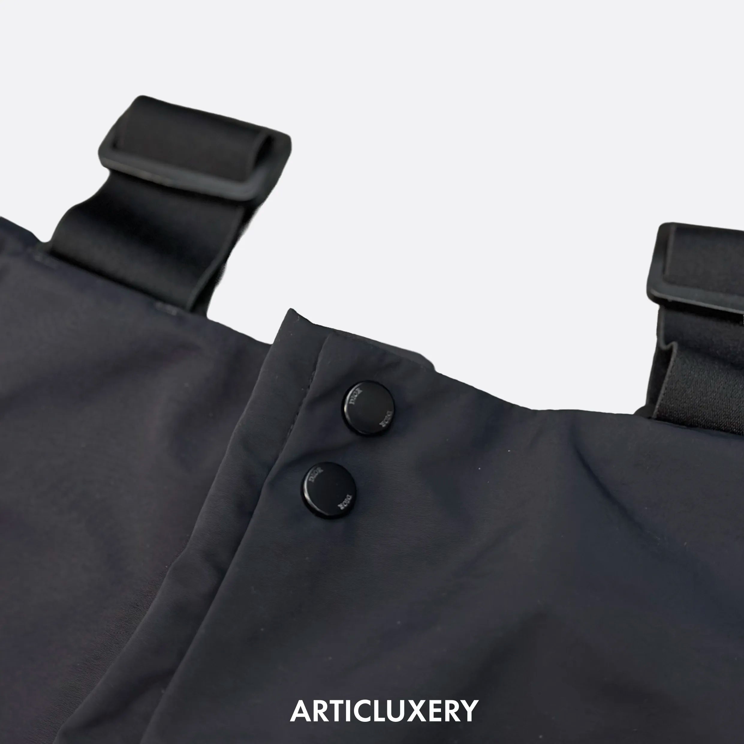 Dior x Descente Black Ski Jacket & Pants Set