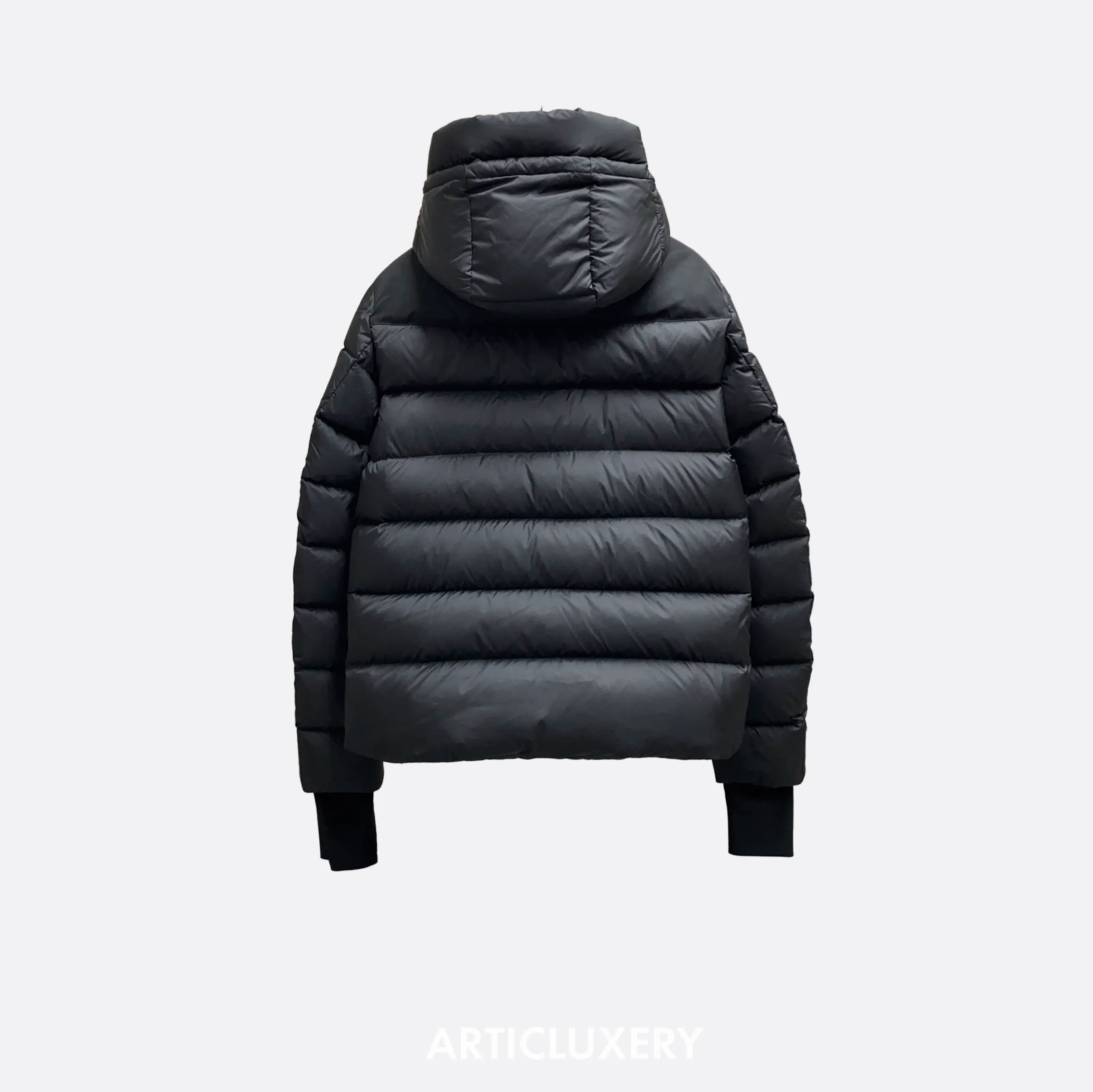 Moncler Grenoble Hooded Ski Down Jacket – Black | Articluxery