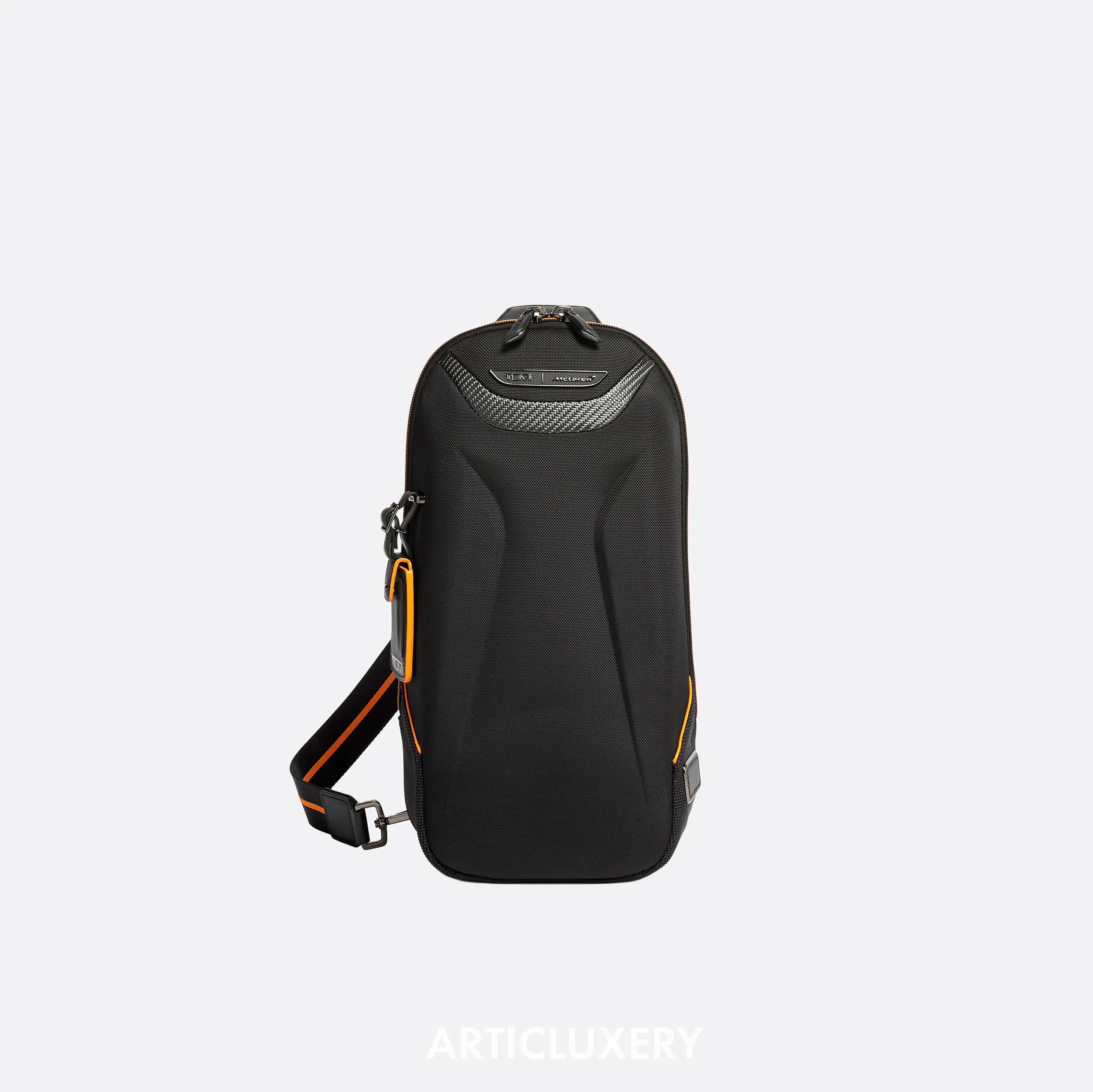 TUMI | McLaren Torque Sling – Black with Carbon Fiber Trim
