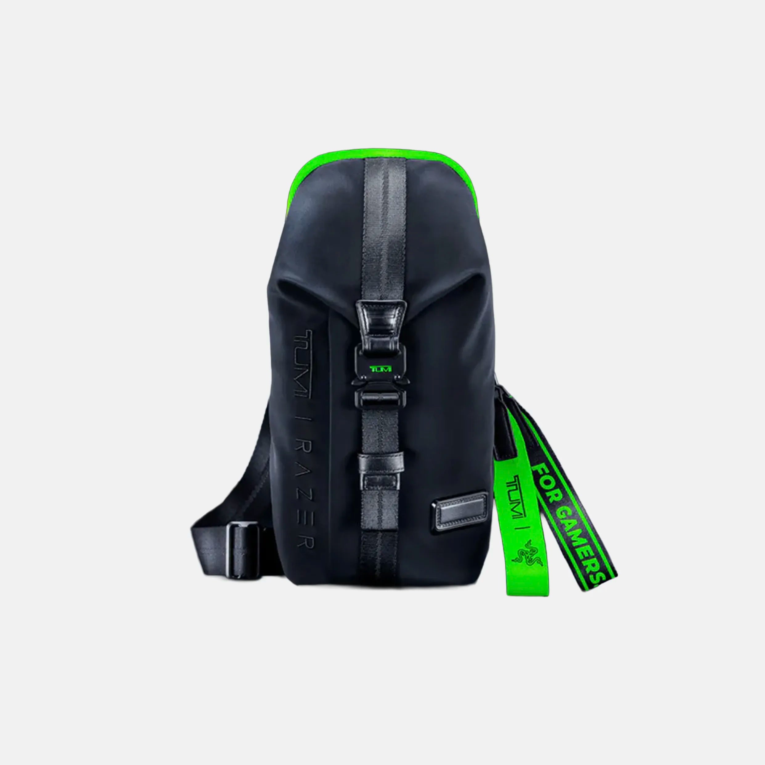 TUMI | Razer Bozeman Sling Bag – Black & Razer Green